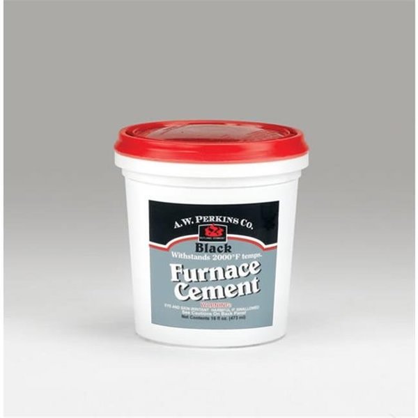 Integra Miltex A.W. Perkins Co 64 Furnace Cement  Black  1 Pint Tub 81130